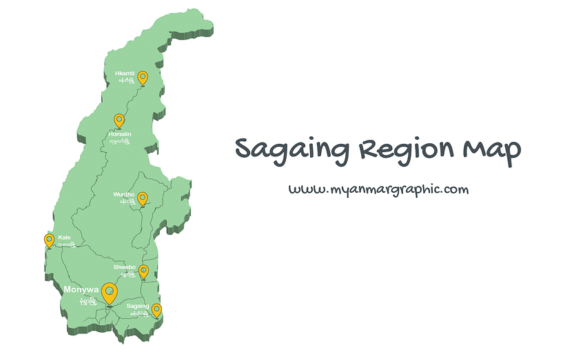 Sagaing Region Map