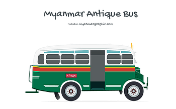 Myanmar Antique Bus
