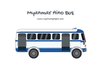 Myanmar Hino Bus