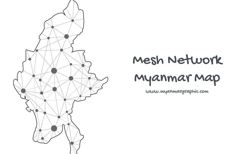 Myanmar Polygon Map