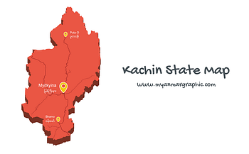 Kachin State map