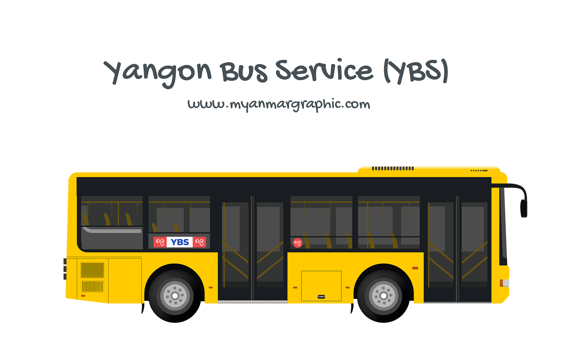 Yangon City Bus (Ybs)Yangon Bus Service (Ybs) | Myanmar Graphic
