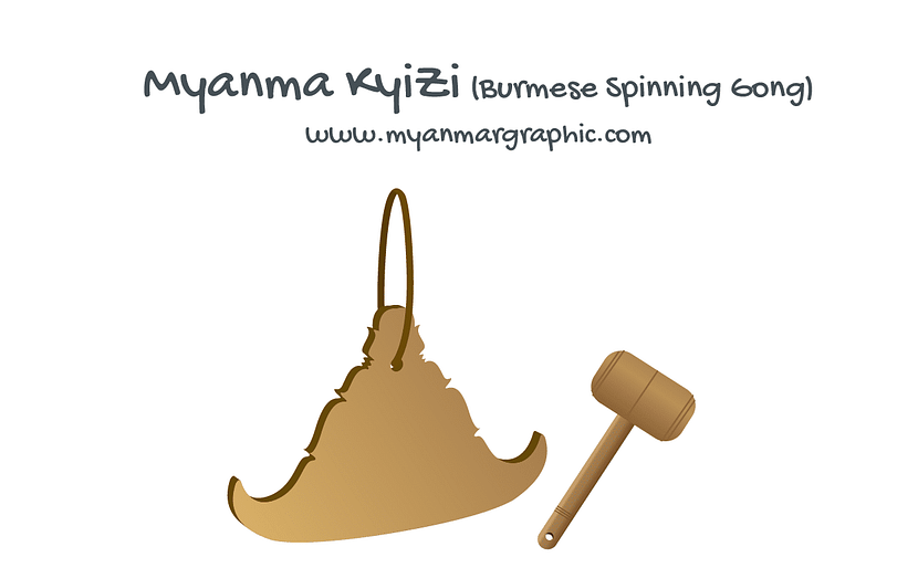 Myanma kyizi (Burmese spinning gong)